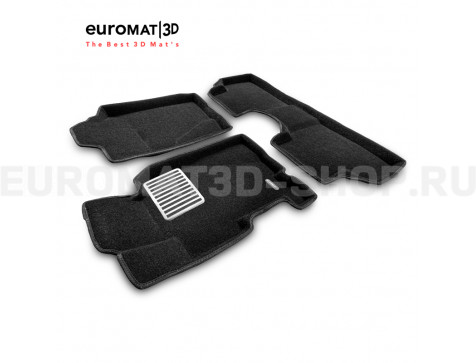 Текстильные 3D коврики Euromat3D Lux в салон для Honda Civic 4D (2006-2012) № EM3D-002602 Текстильные 3D коврики Euromat3D Lux в салон для Honda Civic 4D (2006-2012) № EM3D-002602