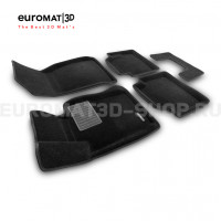 Текстильные 3D коврики Euromat3D Business в салон для Bmw 4 (F32/33) (2012-2019) № EMC3D-001221