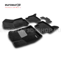 Текстильные 3D коврики Euromat3D Premium в салон для Audi A3 (2014-) № EMPR3D-004507