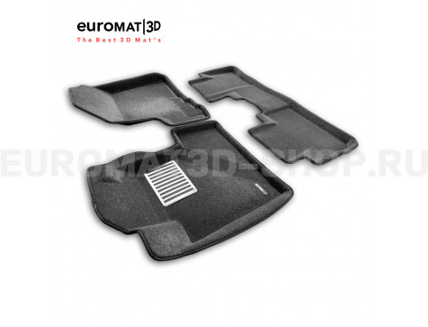 Текстильные 3D коврики Euromat3D Lux в салон для Honda CR-V (2006-2012) № EM3D-002606G Серые Текстильные 3D коврики Euromat3D Lux в салон для Honda CR-V (2006-2012) № EM3D-002606G Серые