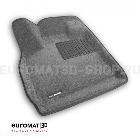 Текстильные 3D коврики Euromat3D Business в салон для Exeed VX (2021-2023) № EMC3D-001424G Серые
