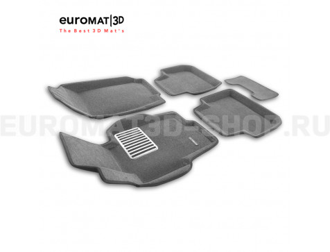 Текстильные 3D коврики Euromat3D Lux в салон для Honda Accord (2002-2007) № EM3D-002605G Серые Текстильные 3D коврики Euromat3D Lux в салон для Honda Accord (2002-2007) № EM3D-002605G Серые