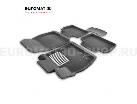 Текстильные 3D коврики Euromat3D Lux в салон для Honda Accord (2020-) № EM3D-002607G Серые Текстильные 3D коврики Euromat3D Lux в салон для Honda Accord (2020-) № EM3D-002607G Серые